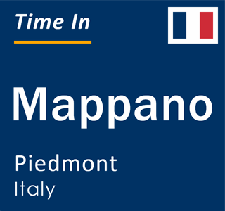 Current local time in Mappano, Piedmont, Italy