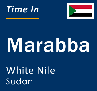 Current local time in Marabba, White Nile, Sudan