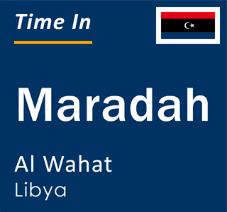 Current local time in Maradah, Al Wahat, Libya
