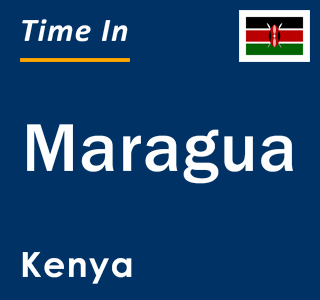 Current local time in Maragua, Kenya