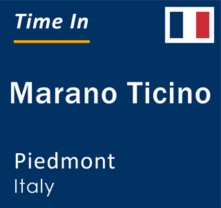 Current local time in Marano Ticino, Piedmont, Italy