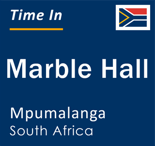 Current local time in Marble Hall, Mpumalanga, South Africa