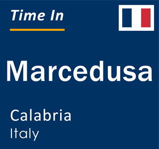 Current local time in Marcedusa, Calabria, Italy