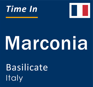 Current local time in Marconia, Basilicate, Italy