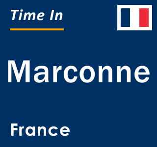 Current local time in Marconne, France