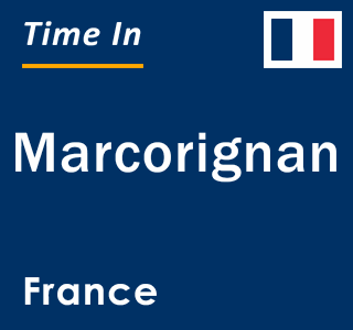 Current local time in Marcorignan, France