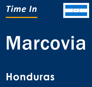 Current local time in Marcovia, Honduras