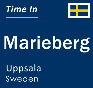 Current local time in Marieberg, Uppsala, Sweden