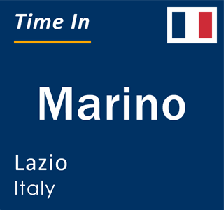 Current local time in Marino, Lazio, Italy