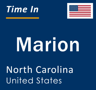 Current local time in Marion, North Carolina, United States