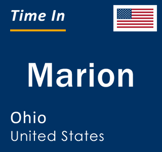 Current local time in Marion, Ohio, United States