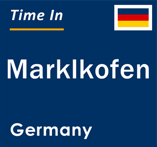 Current local time in Marklkofen, Germany