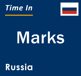 Current local time in Marks, Russia