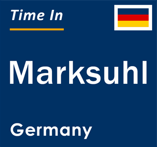 Current local time in Marksuhl, Germany