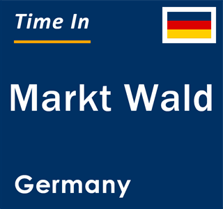 Current local time in Markt Wald, Germany