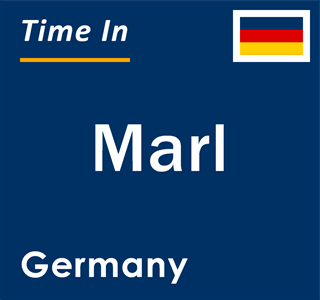 Current local time in Marl, Germany