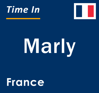 Current local time in Marly, France