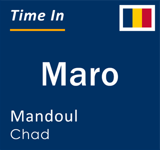 Current local time in Maro, Mandoul, Chad