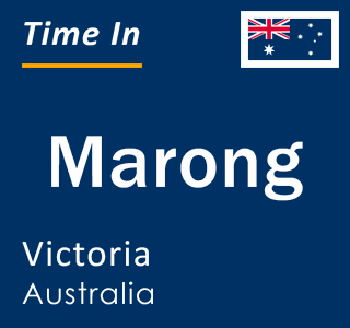 Current local time in Marong, Victoria, Australia