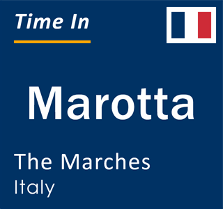 Current local time in Marotta, The Marches, Italy