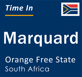 Current local time in Marquard, Orange Free State, South Africa
