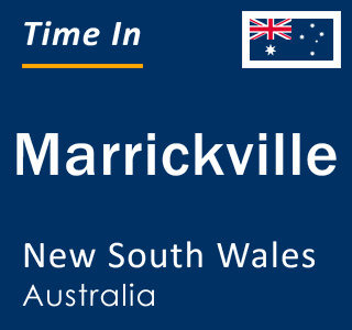 Current local time in Marrickville, New South Wales, Australia