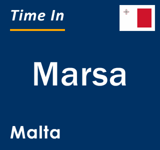 Current local time in Marsa, Malta