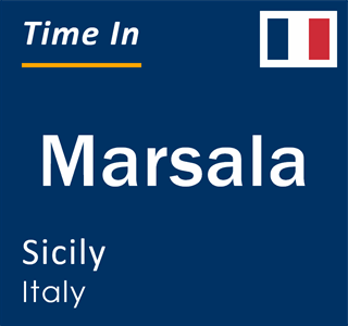 Current local time in Marsala, Sicily, Italy