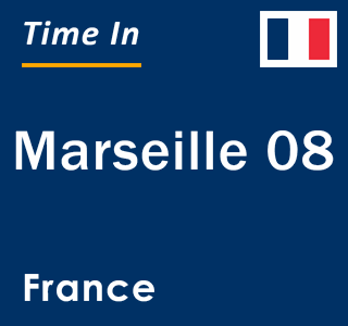 Current local time in Marseille 08, France