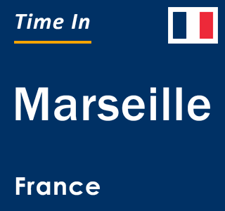 Current local time in Marseille, France