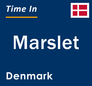 Current local time in Marslet, Denmark