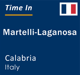 Current local time in Martelli-Laganosa, Calabria, Italy