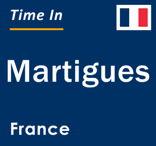 Current local time in Martigues, France