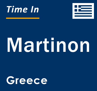 Current local time in Martinon, Greece