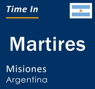 Current local time in Martires, Misiones, Argentina