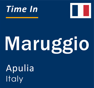 Current local time in Maruggio, Apulia, Italy