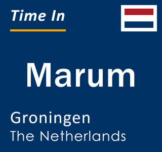 Current local time in Marum, Groningen, The Netherlands