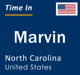 Current local time in Marvin, North Carolina, United States