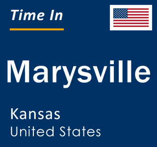 Current local time in Marysville, Kansas, United States