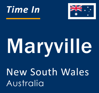 Current local time in Maryville, New South Wales, Australia