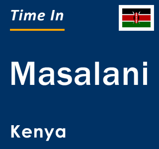 Current local time in Masalani, Kenya