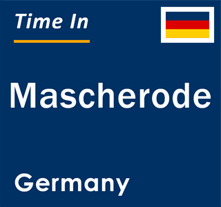 Current local time in Mascherode, Germany