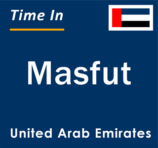 Current local time in Masfut, United Arab Emirates