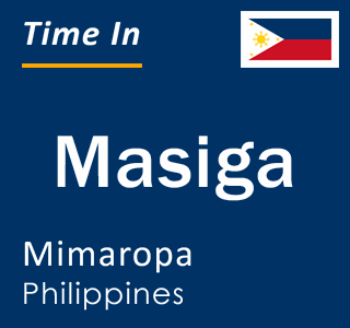 Current local time in Masiga, Mimaropa, Philippines