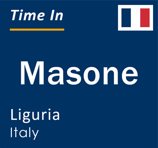 Current local time in Masone, Liguria, Italy