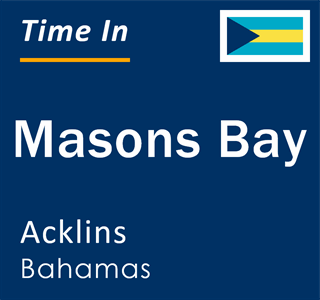 Current local time in Masons Bay, Acklins, Bahamas