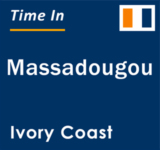 Current local time in Massadougou, Ivory Coast