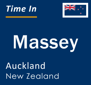 Current local time in Massey, Auckland, New Zealand