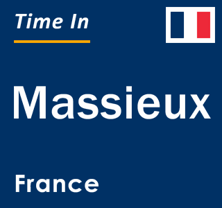 Current local time in Massieux, France