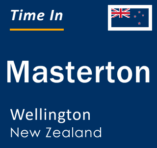 Current local time in Masterton, Wellington, New Zealand
